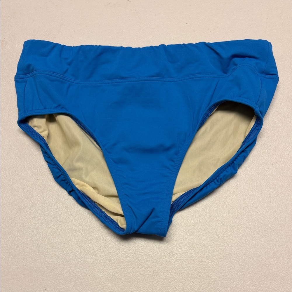Lands' End Bright Blue Bikini Bottoms